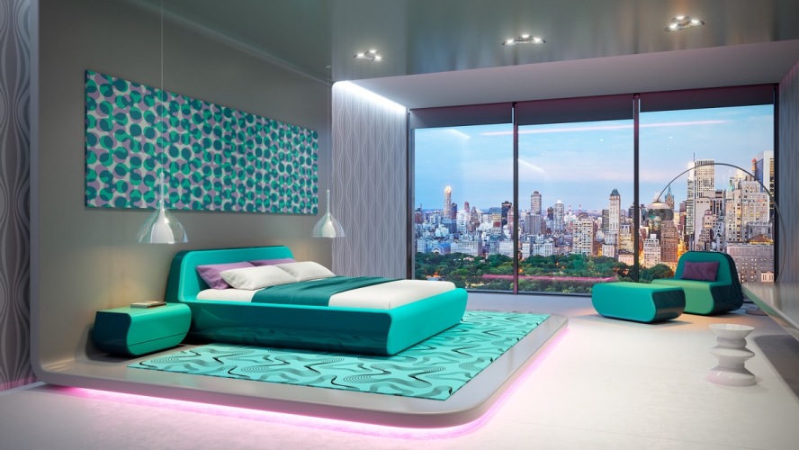 اتاق خواب مدرن با نکاتی برای کمک به شما در طراحی 