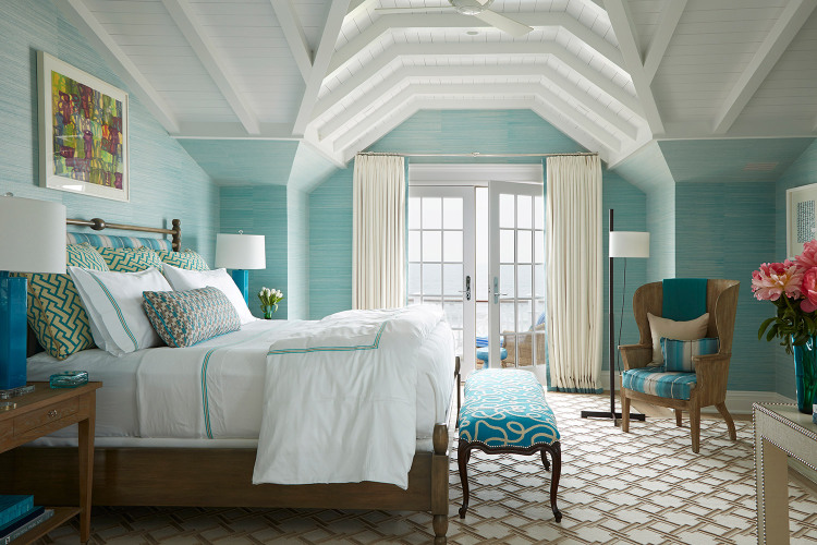 25 ایده زیبای اتاق خواب آبی